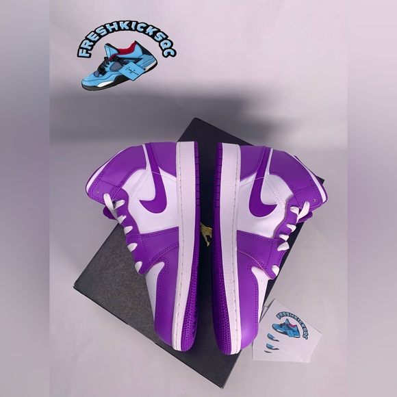 Jordan 1 Mid Purple - Picture 5 of 6
